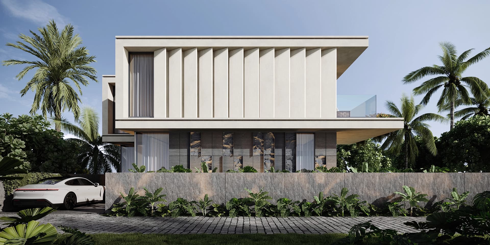 OceaniQ Nusa Dua, moderne villa tussen de palmen