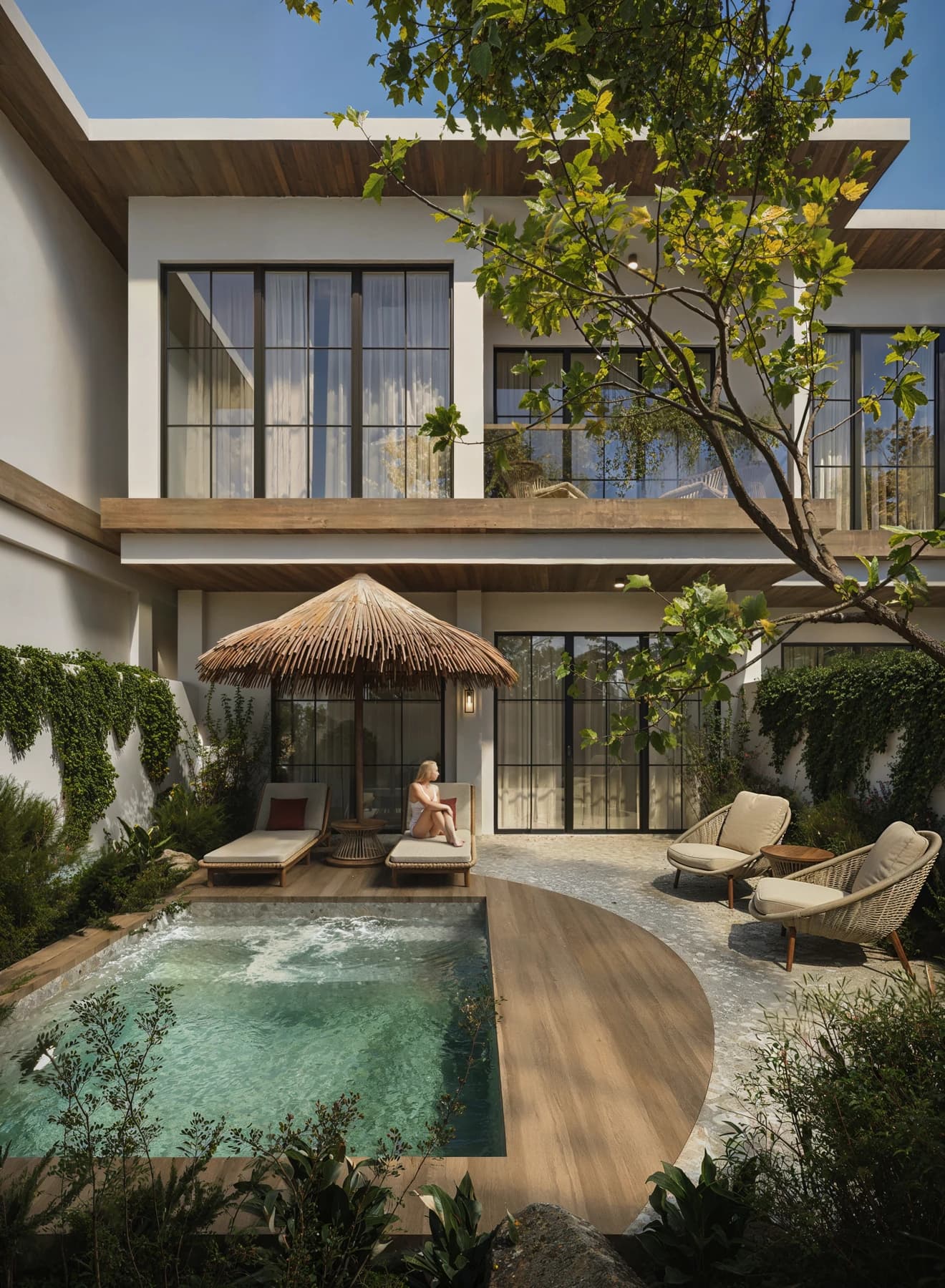 Di Bali Uluwatu, townhouse met tropische tuin