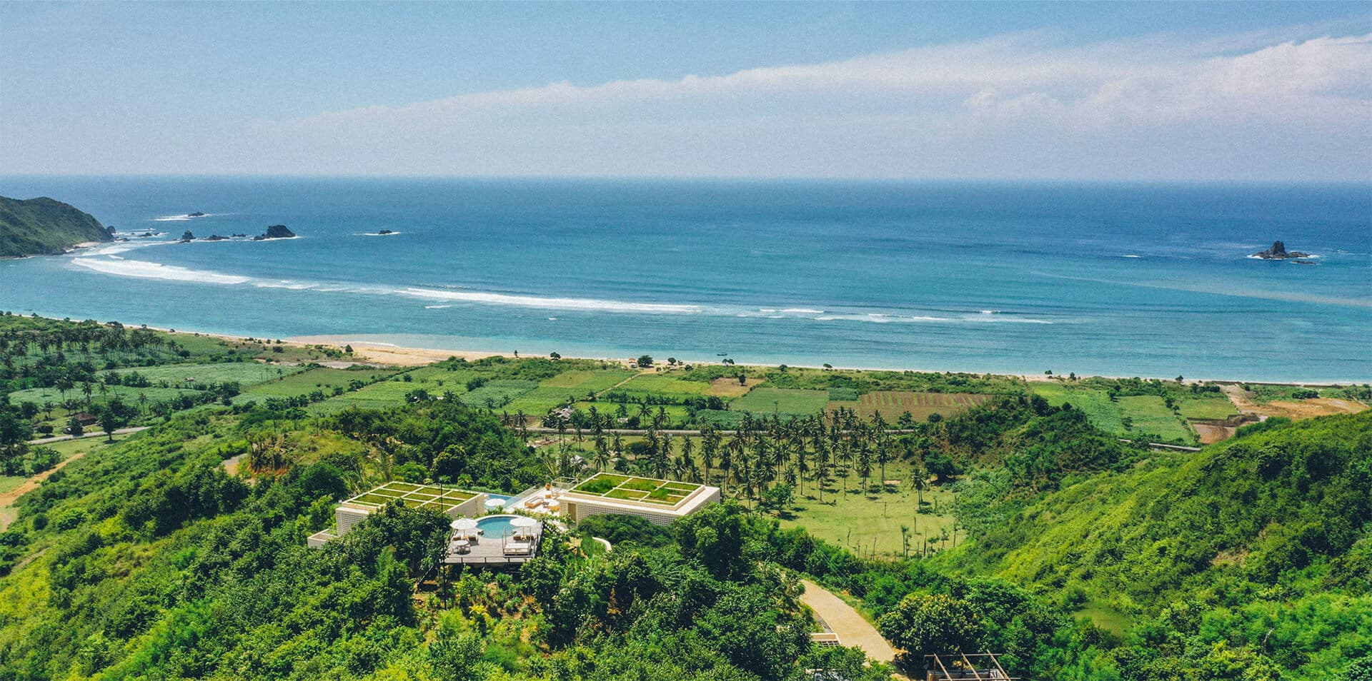 Tampah Hills, groene heuvels aan de zuidkust van Lombok