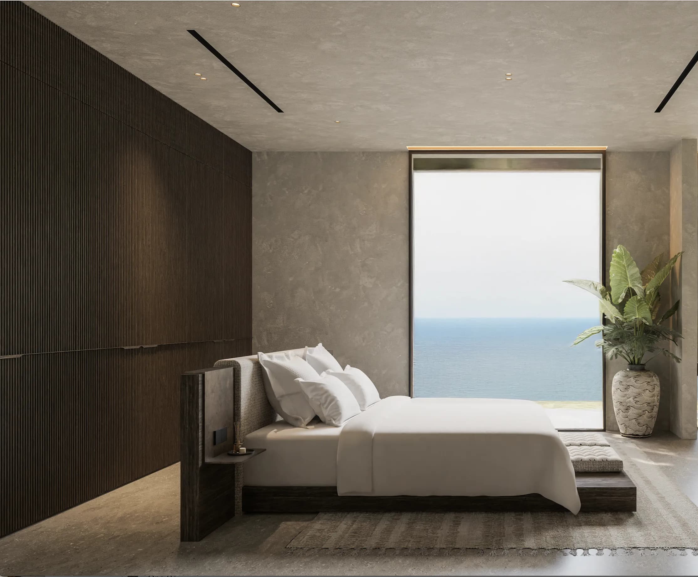 ADDRESSBALI – slaapkamer met oceaanzicht